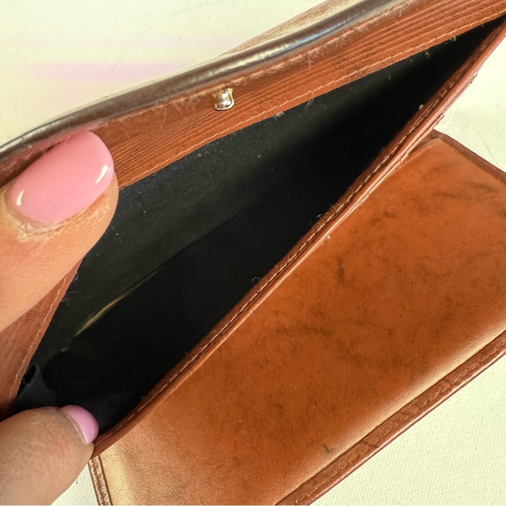 Buxton Brown Leather Long Bifold Wallet - Picture 9 of 15